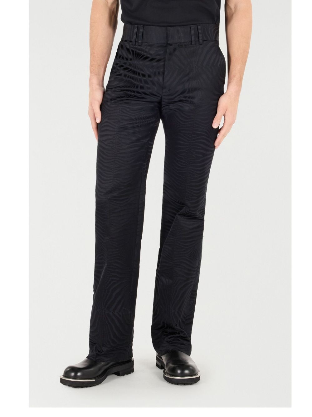 Tiger-print trousers - 3