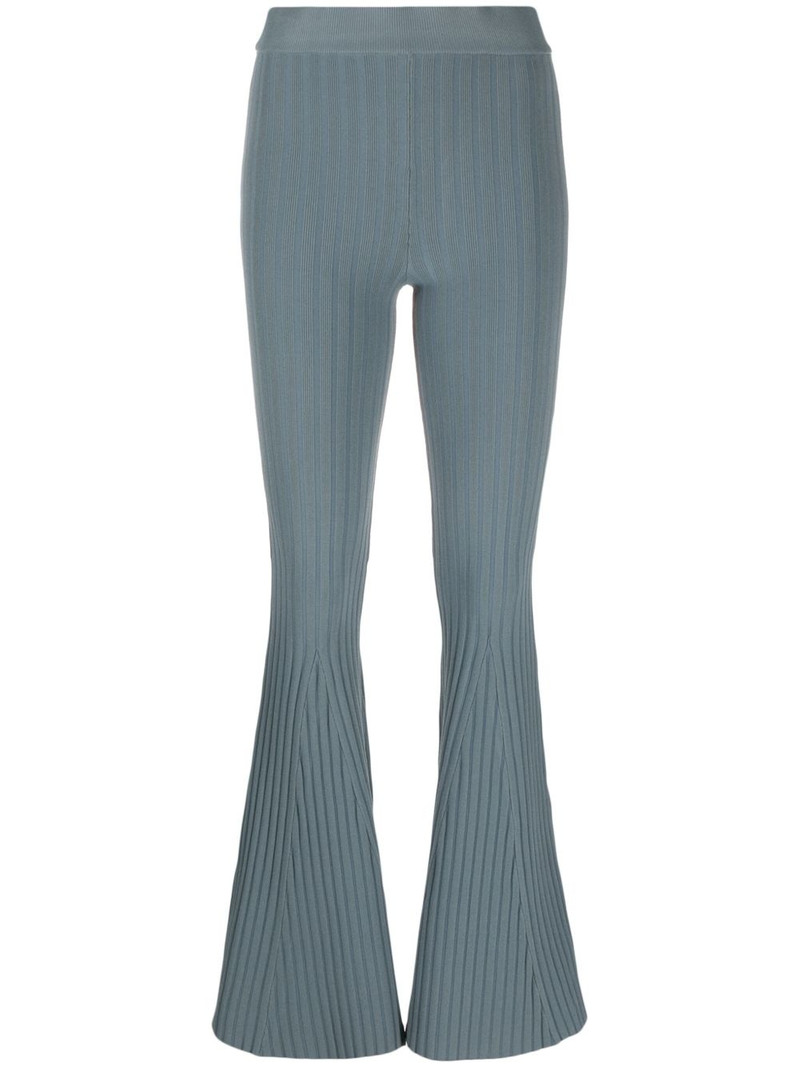 Jaya ribbed flared trousers 1