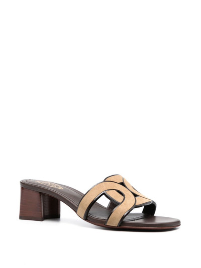 Tod's cut-out leather mules outlook