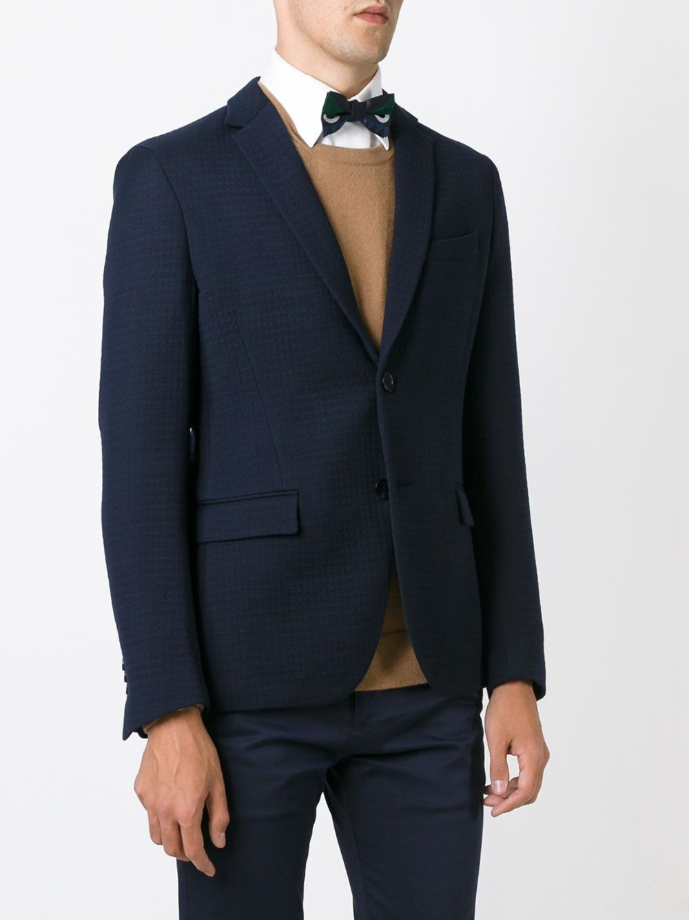 patterned blazer - 3