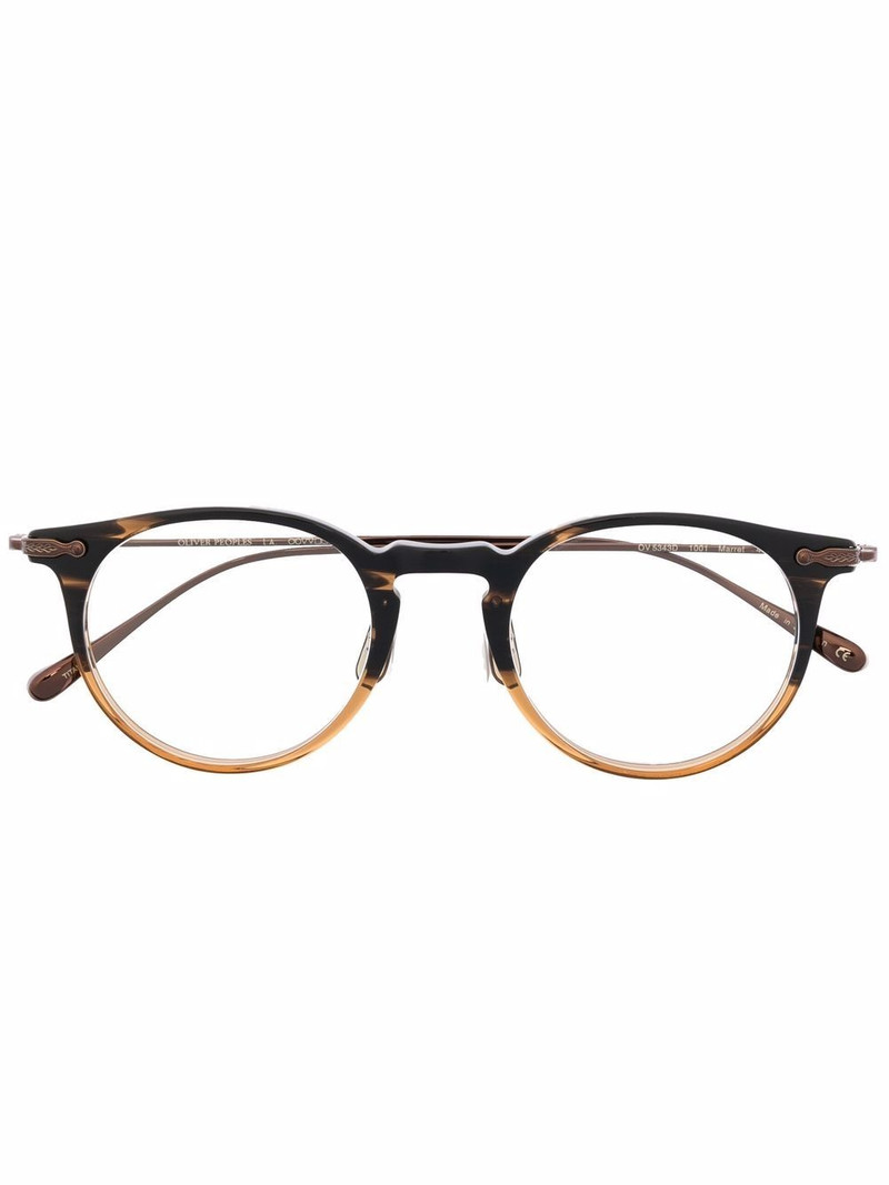 Marett Low-Bridge Fit round-frame glasses 1