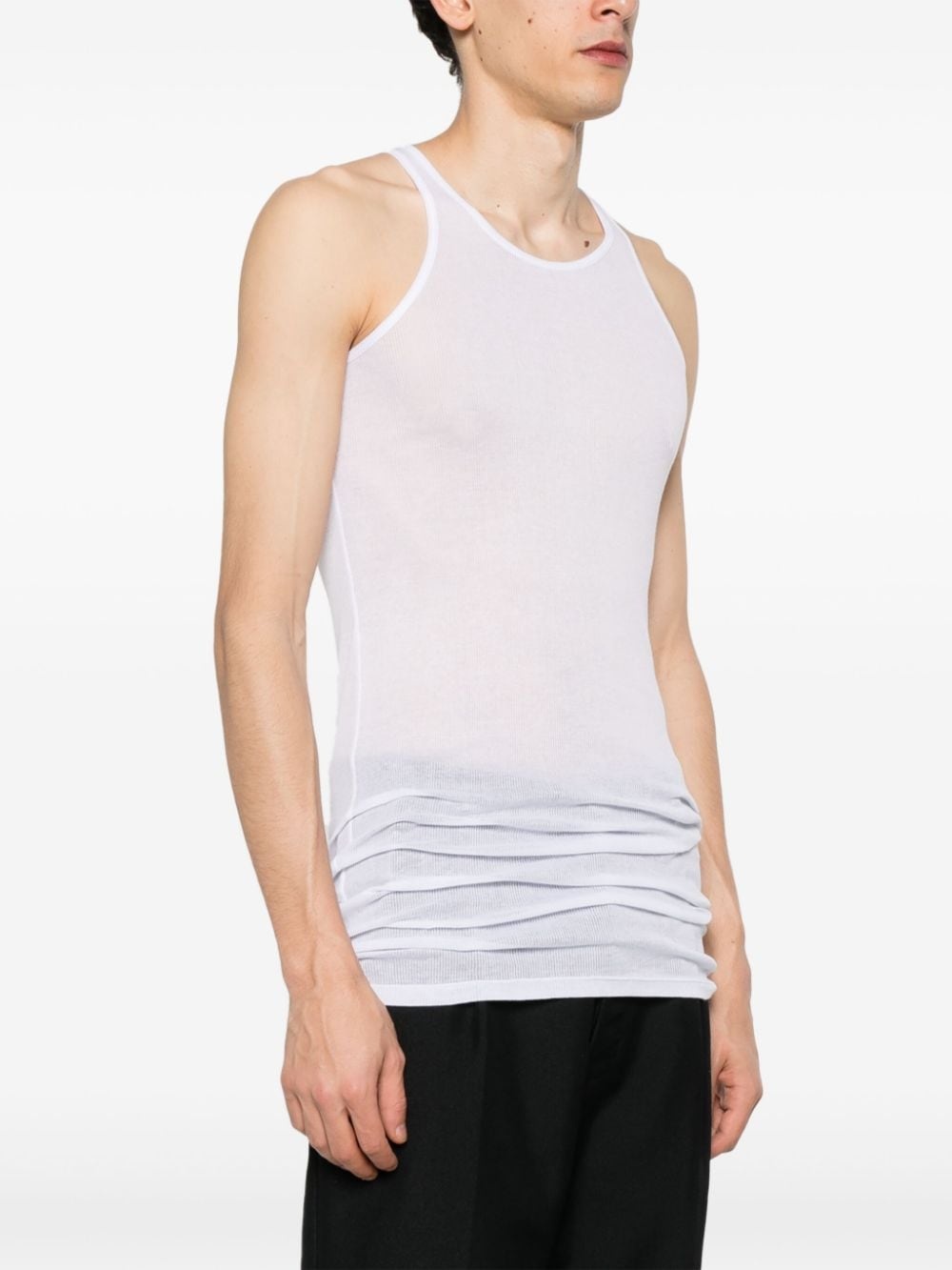 ribbed tank top - 2