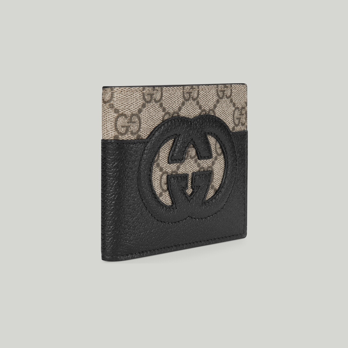Wallet with cut-out Interlocking G - 3