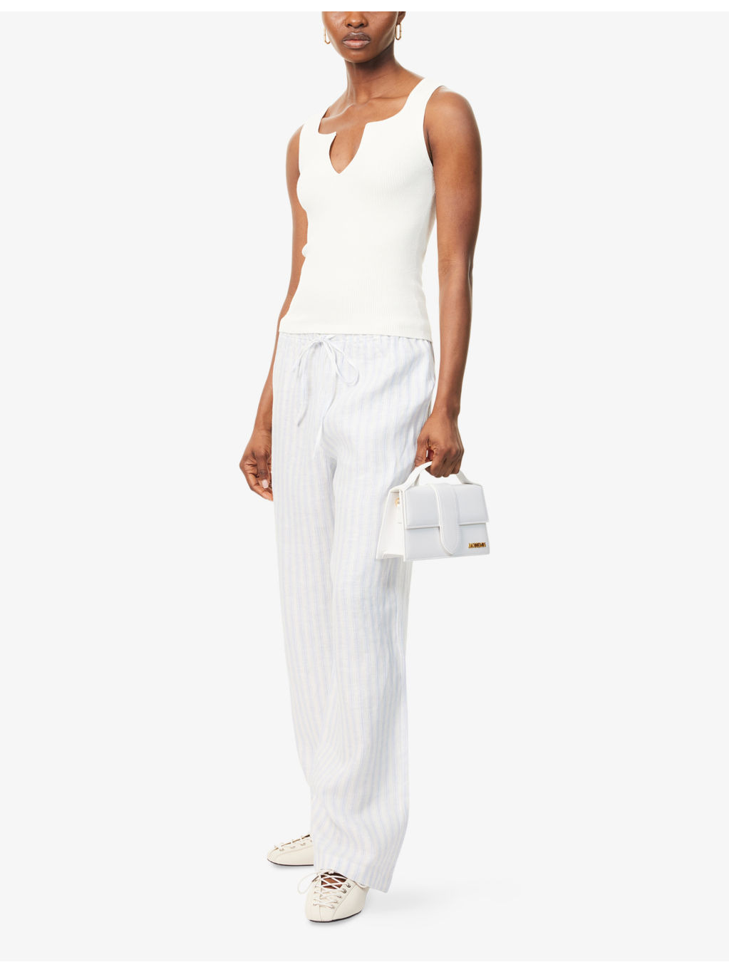 Rylie Slim-Fit Knitted Tank Top - 2