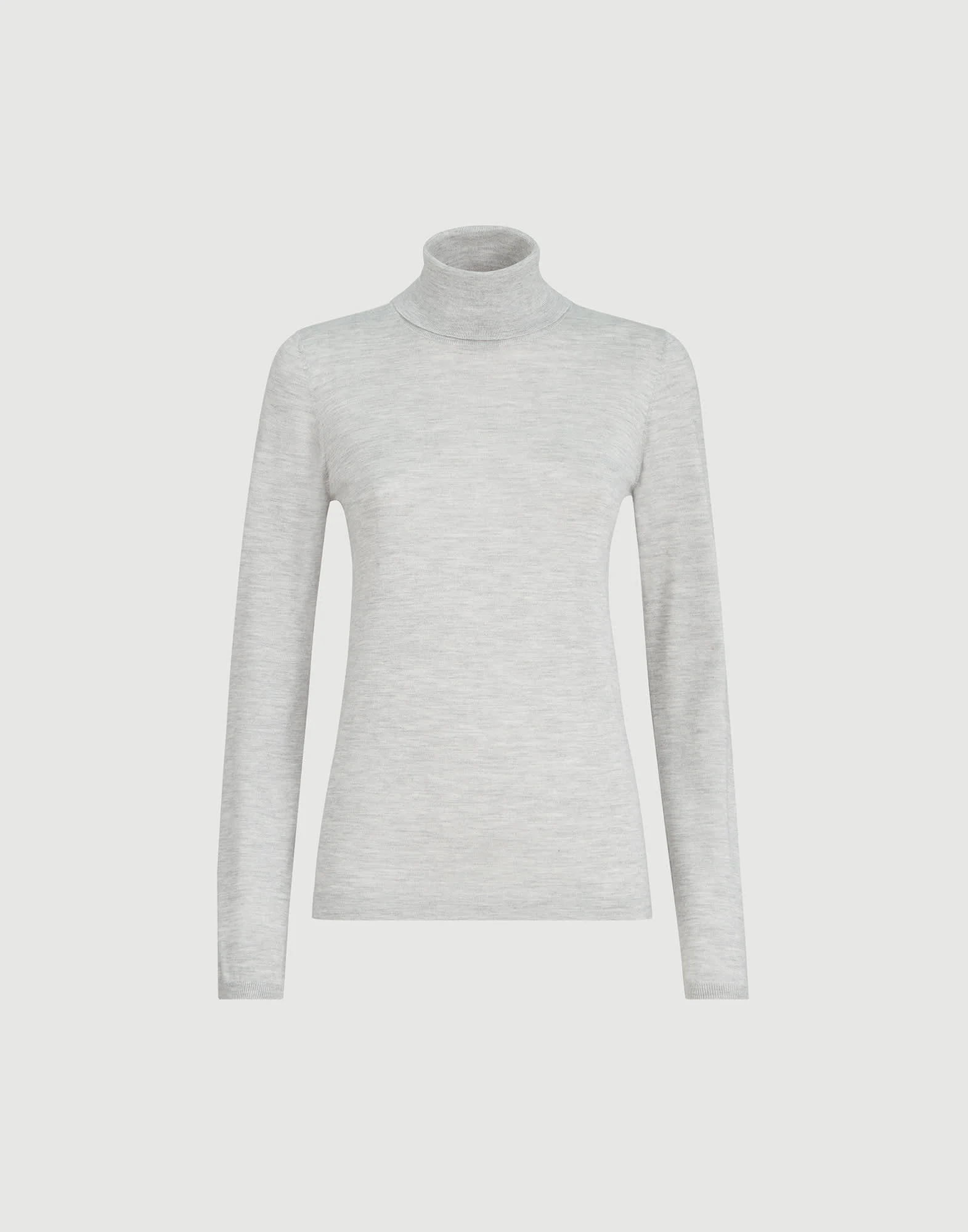 Cashmere and silk lightweight turtleneck sweater - 1