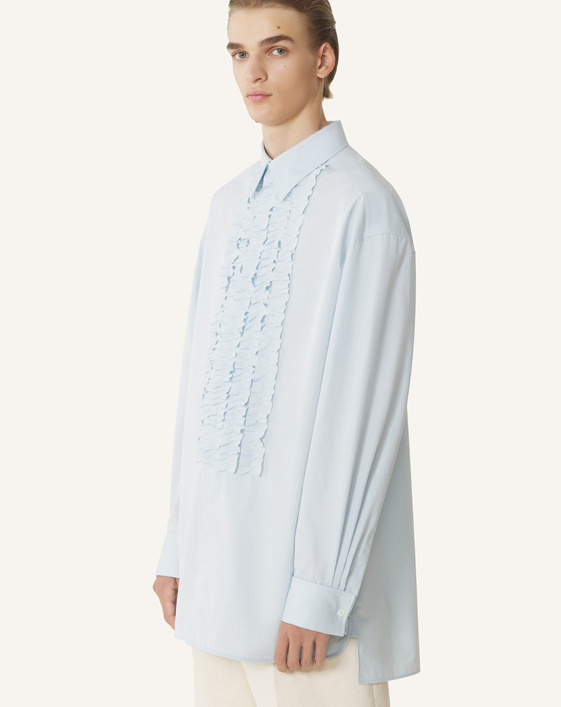 COTTON POPLIN BIB FRONT SHIRT 3