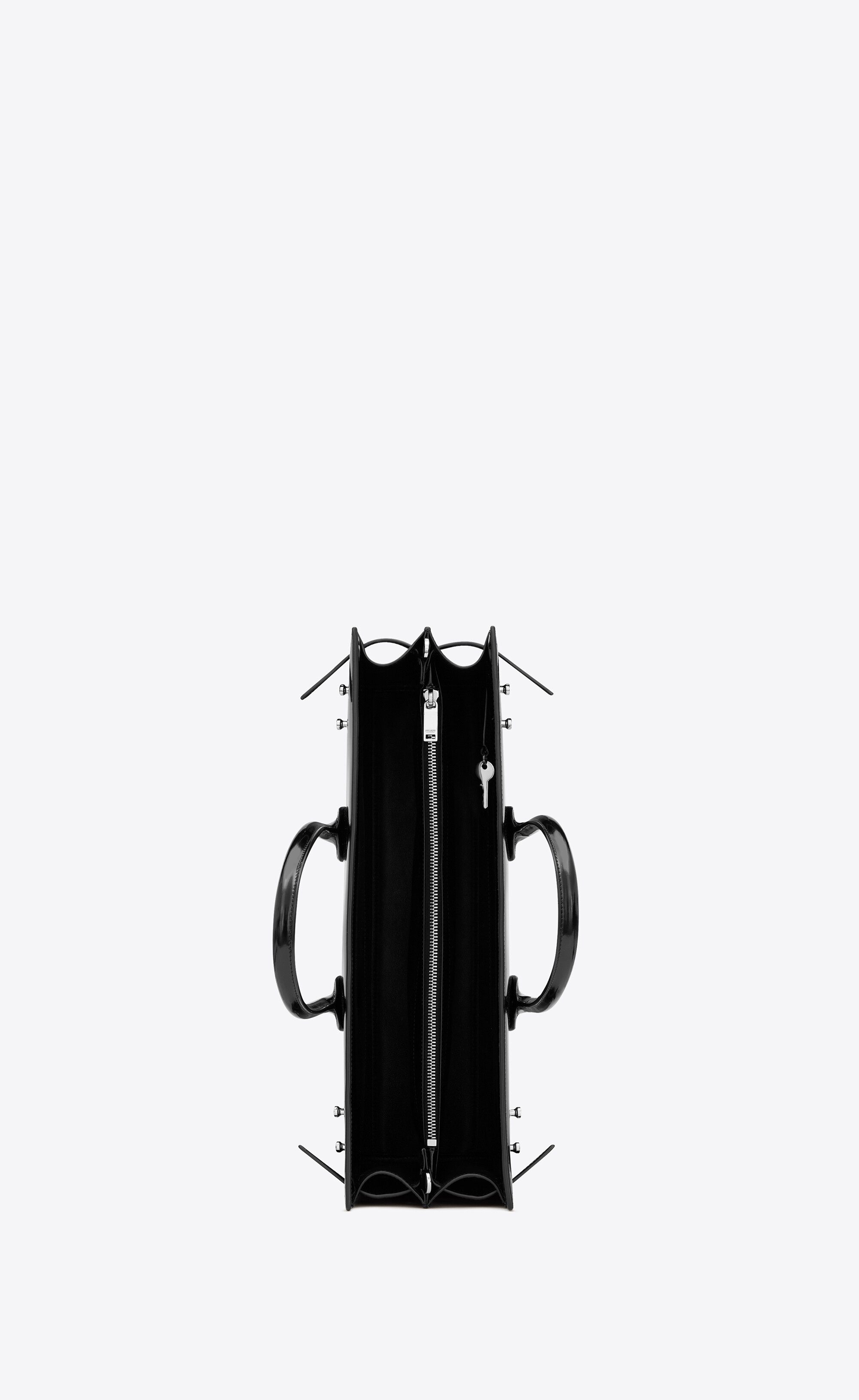 sac de jour thin large in glazed leather - 4
