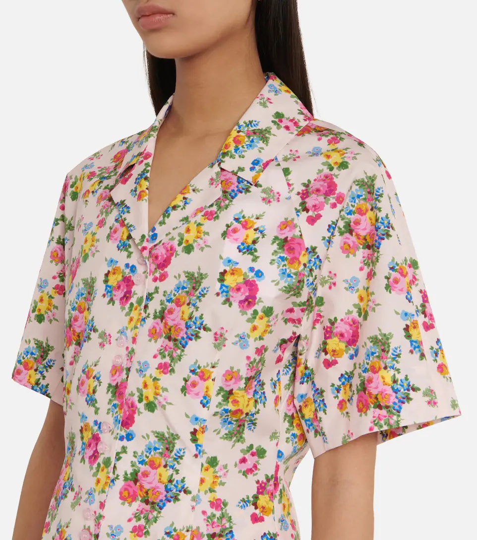 Agi floral cotton shirt - 4