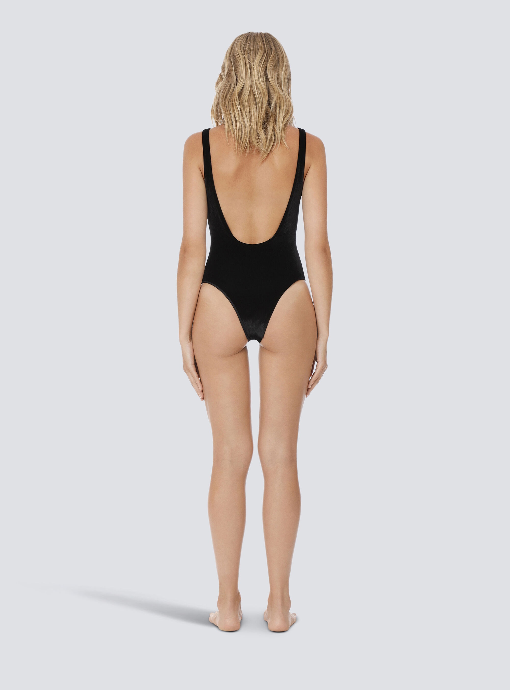 Swimsuit with Balmain logo - 3