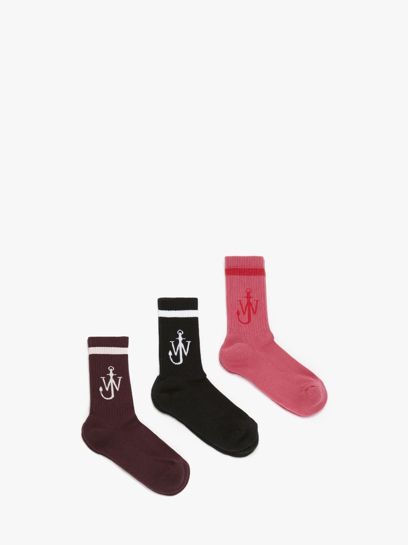 SHORT ANCHOR LOGO SOCKS - BUNDLE 1