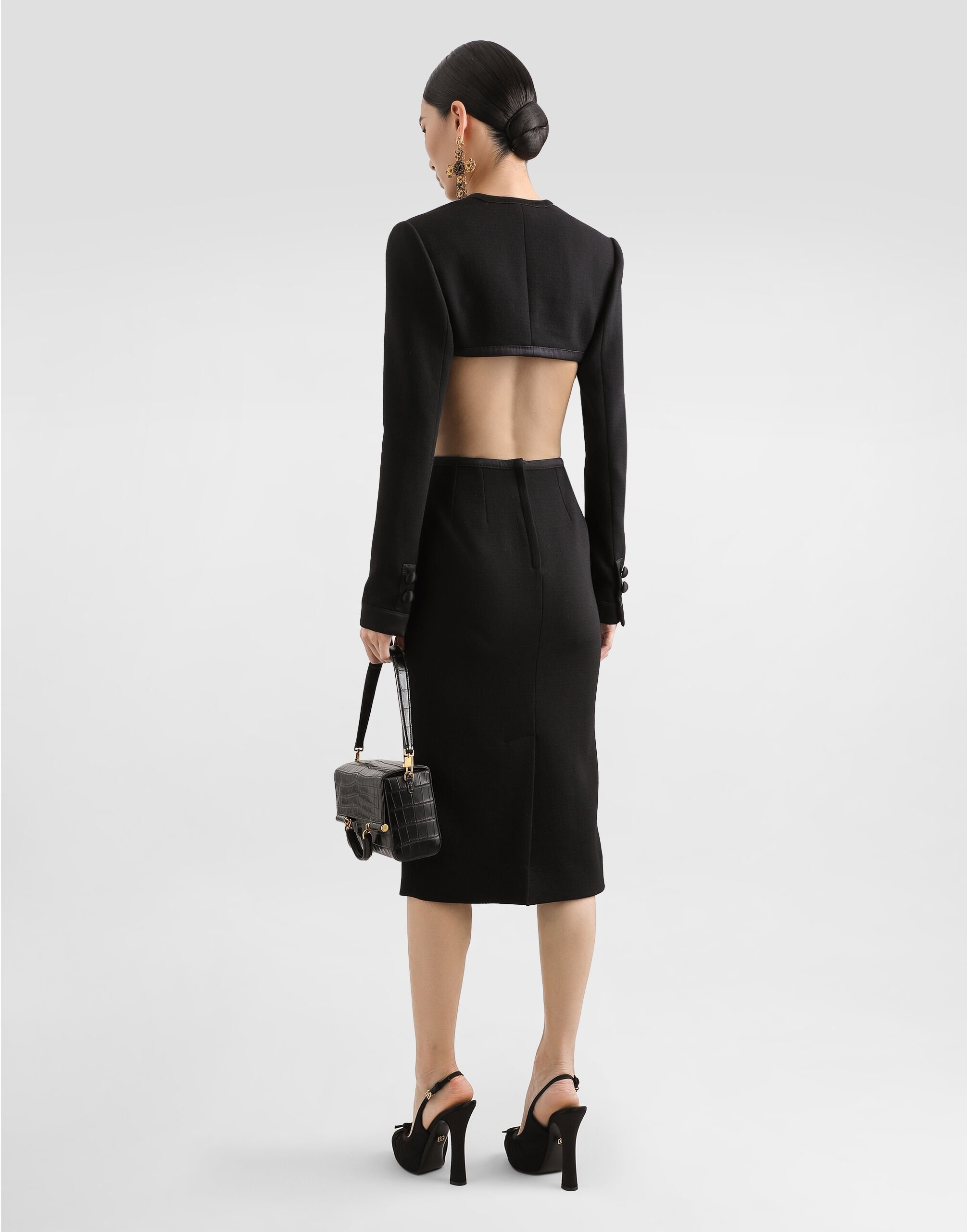 Wool crepe shrug - 3