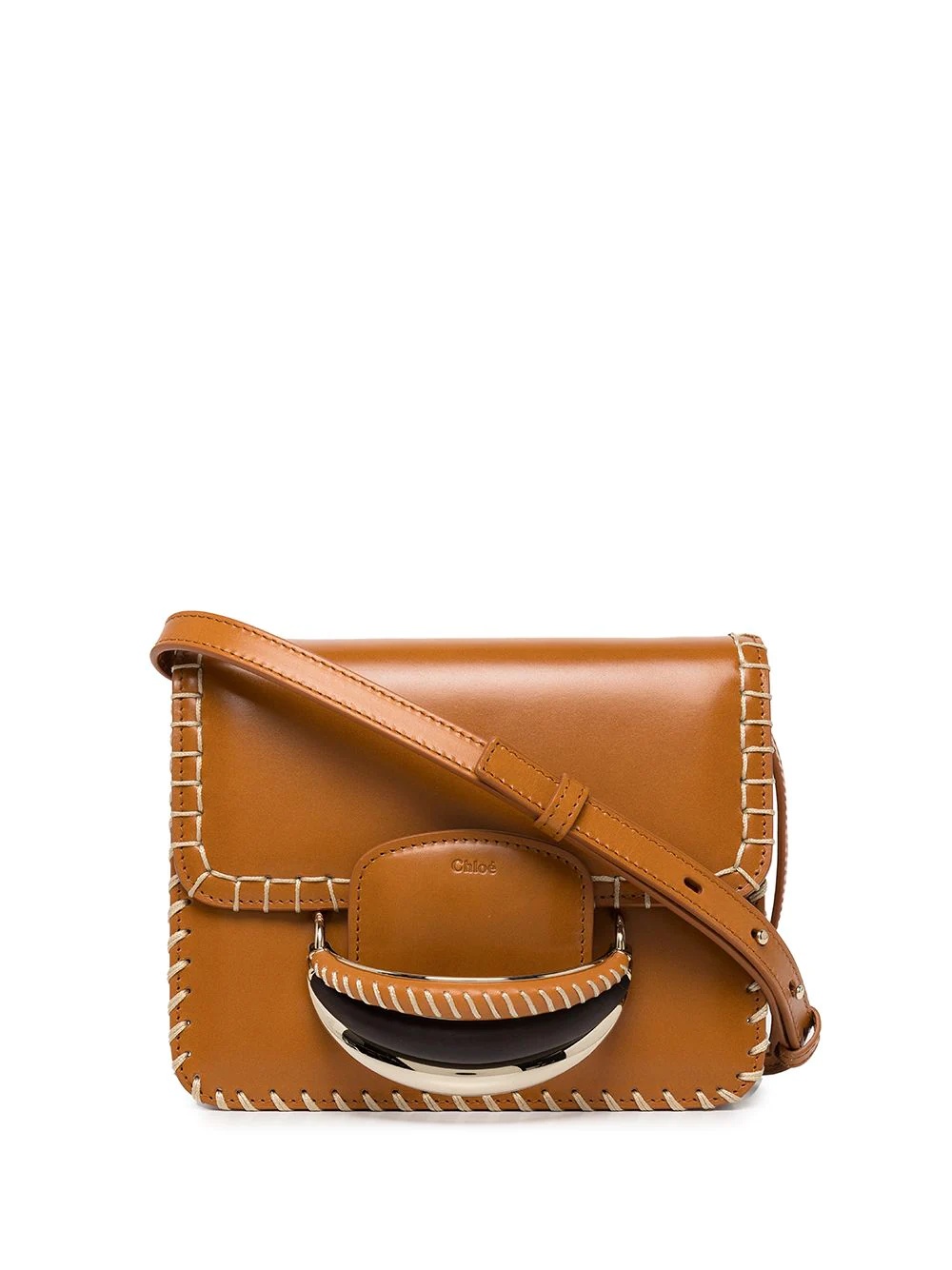 Kattie tonal-stitch crossbody bag - 1