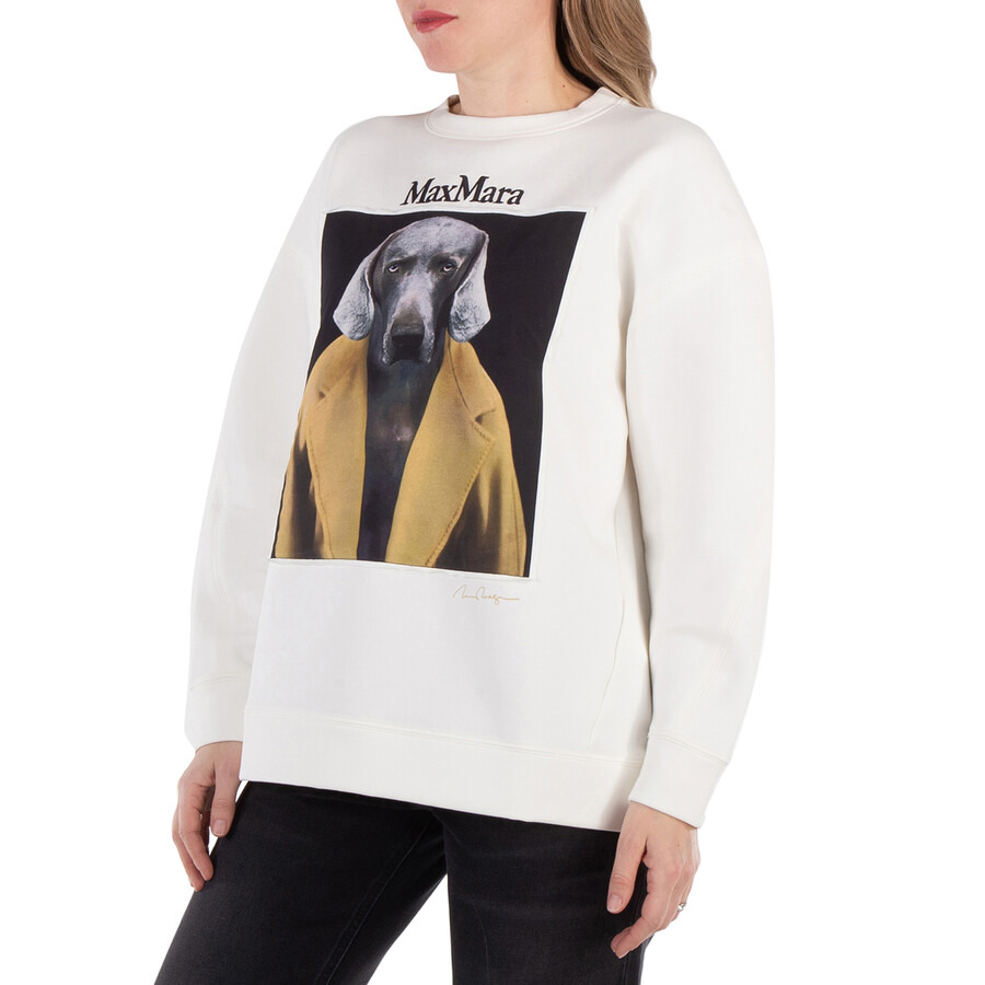 Max Mara X William Wegman Bacco Sweater - 4