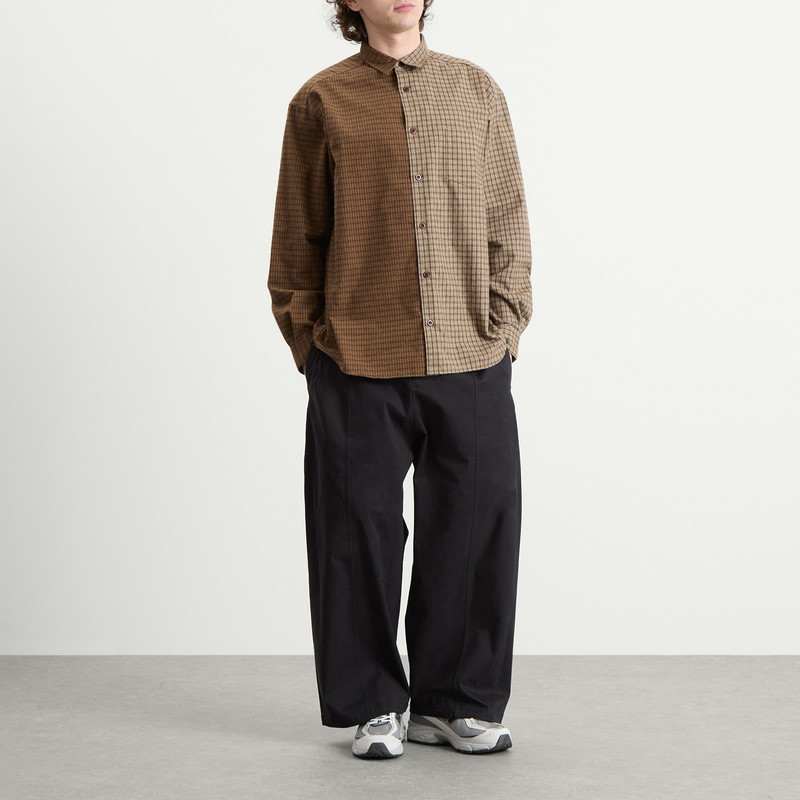 Comme des Garçons Homme Comme des Garçons Homme Flannel Mix Shirt outlook