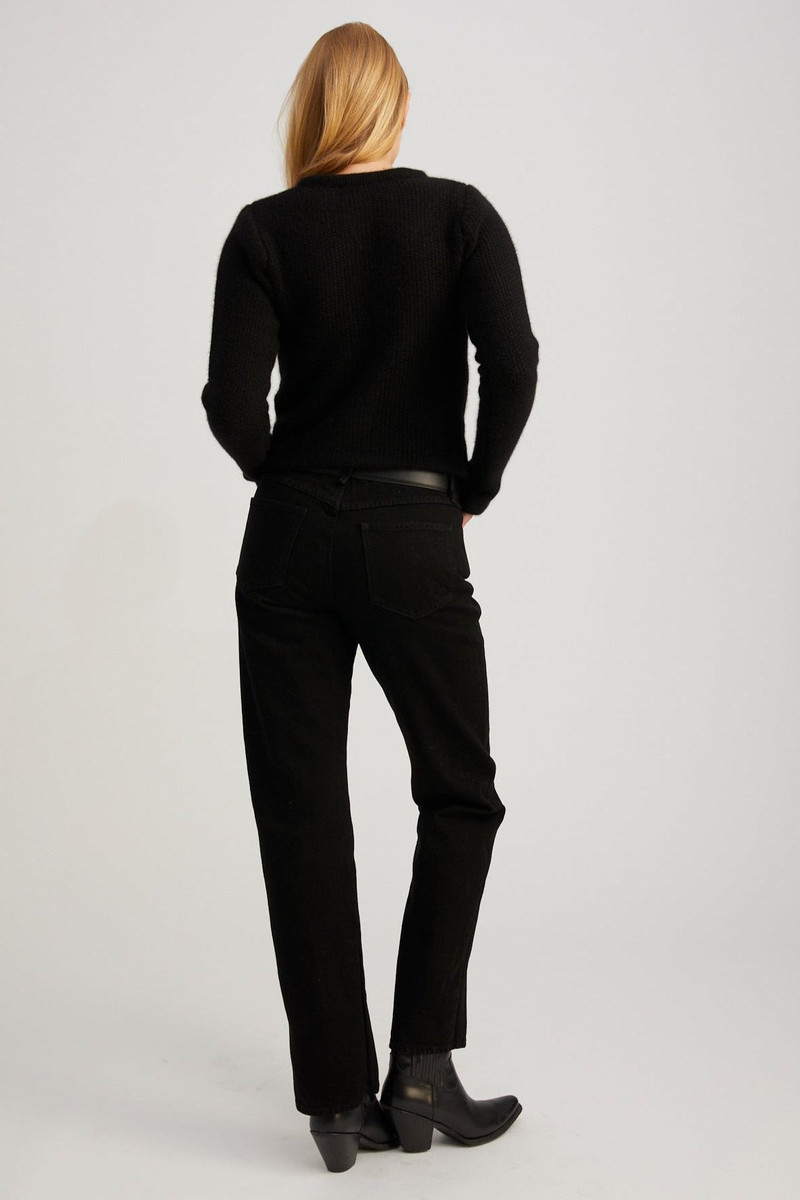 BLACK CASHMERE INGRID JACKET 4