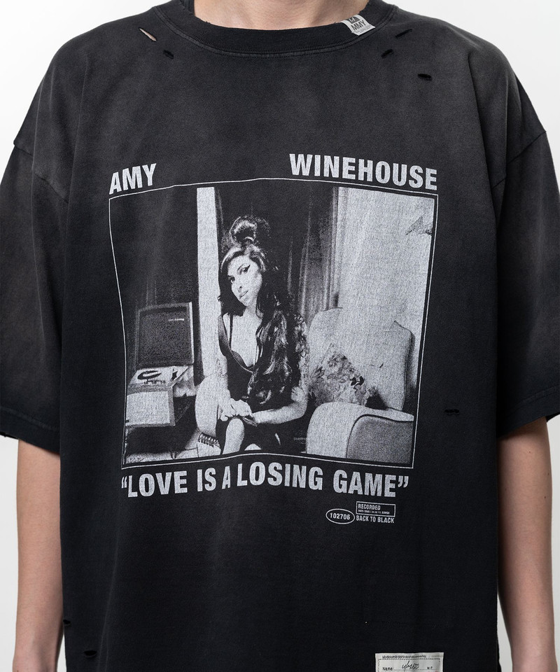 "U/MUSIC x MMY" AMY WINEHOUSE Print T-shirt 7
