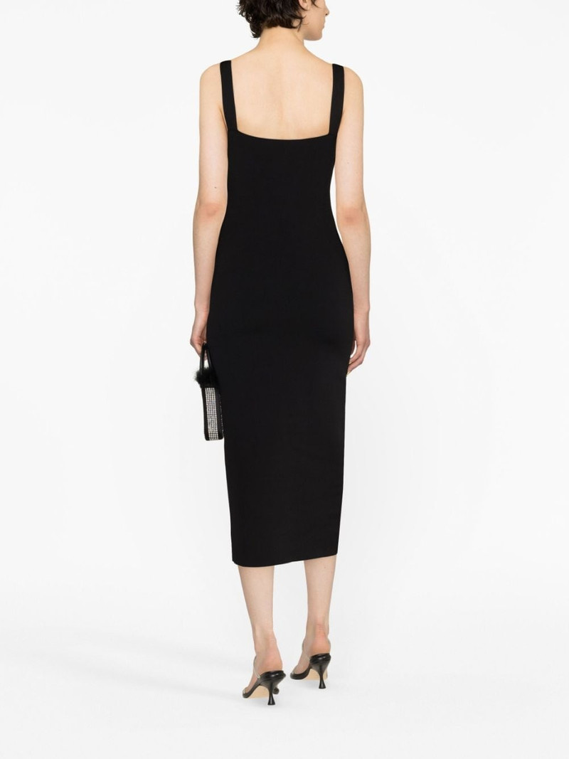 cut-out knitted midi dress 4