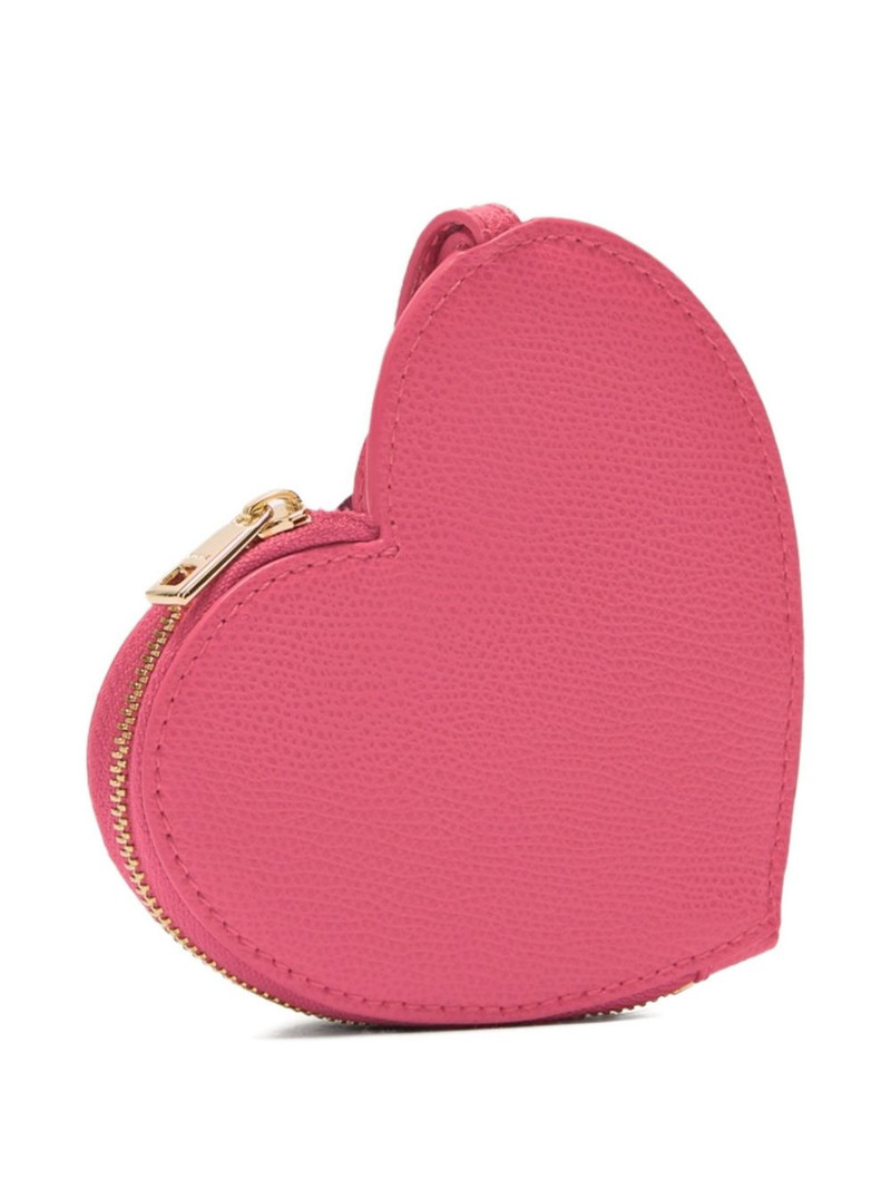 FURLA Laura heart leather coin case outlook