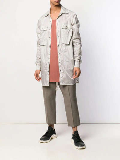 Rick Owens flap pocket shirt coat outlook