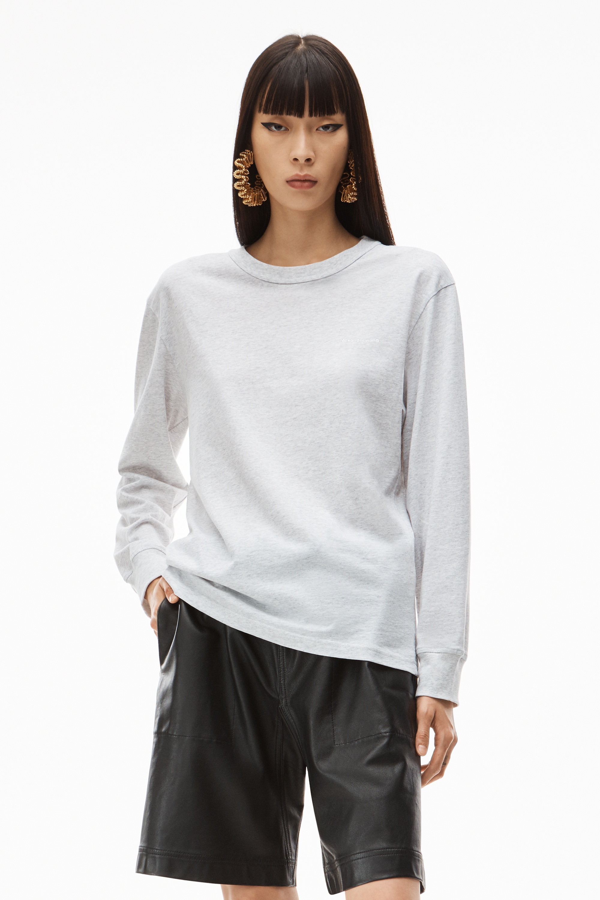 LONG-SLEEVE TEE IN HIGH TWIST JERSEY - 2