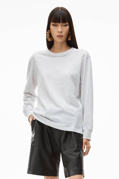 Alexander Wang LONG-SLEEVE TEE IN HIGH TWIST JERSEY outlook