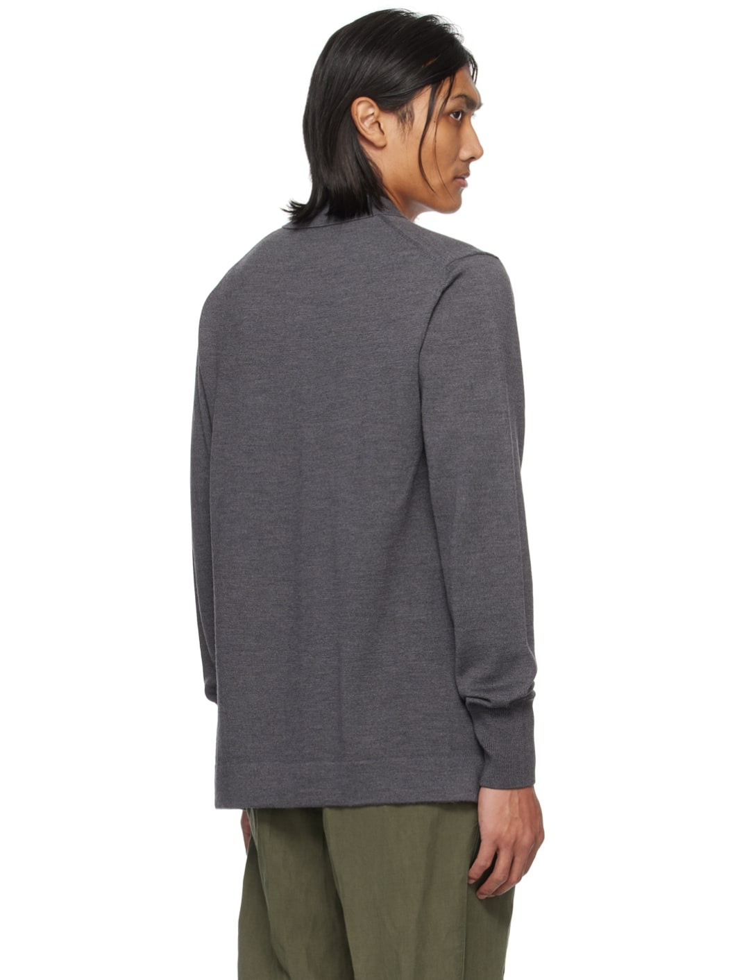 Gray Brent Cardigan - 3