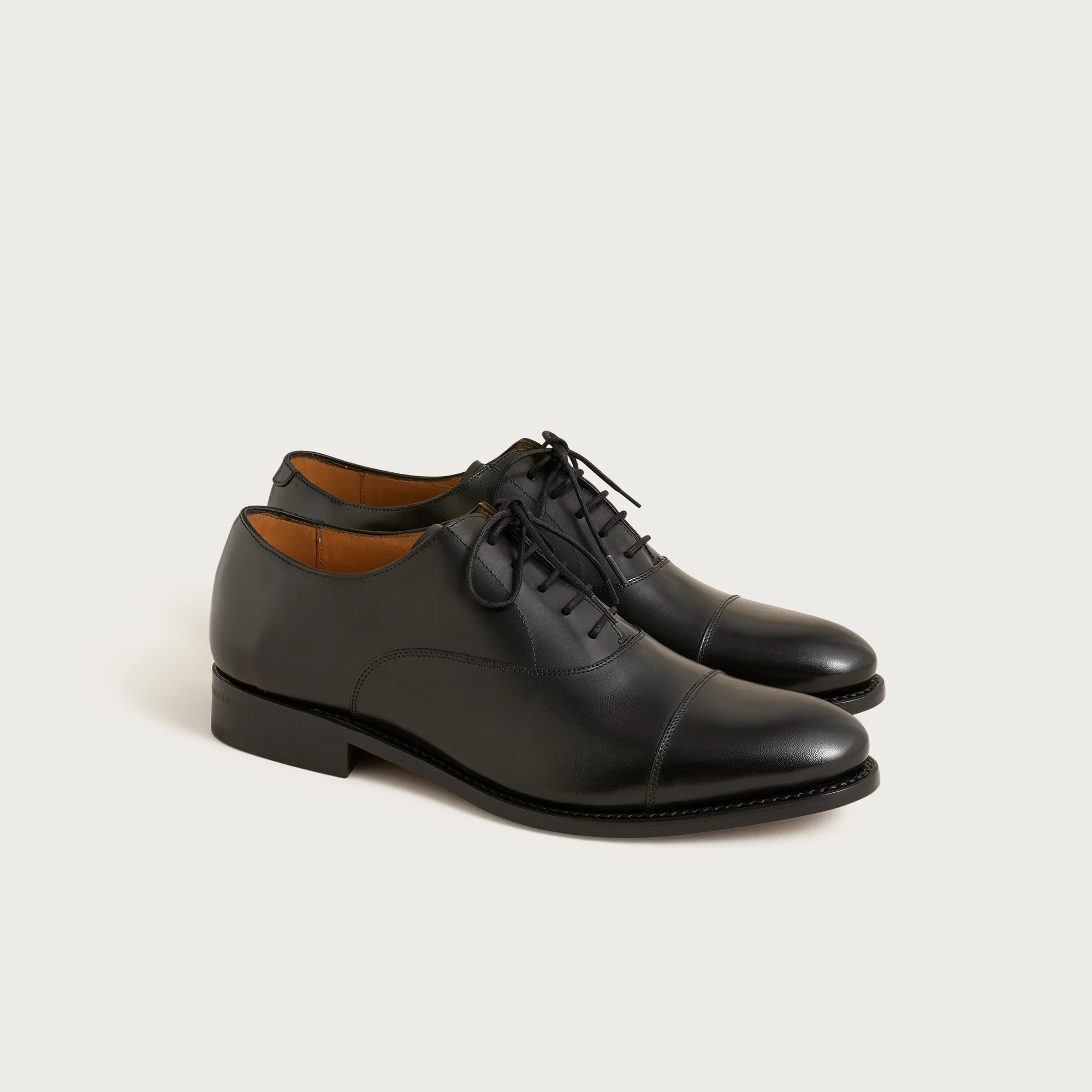 Essex cap toe oxfords in leather - 1