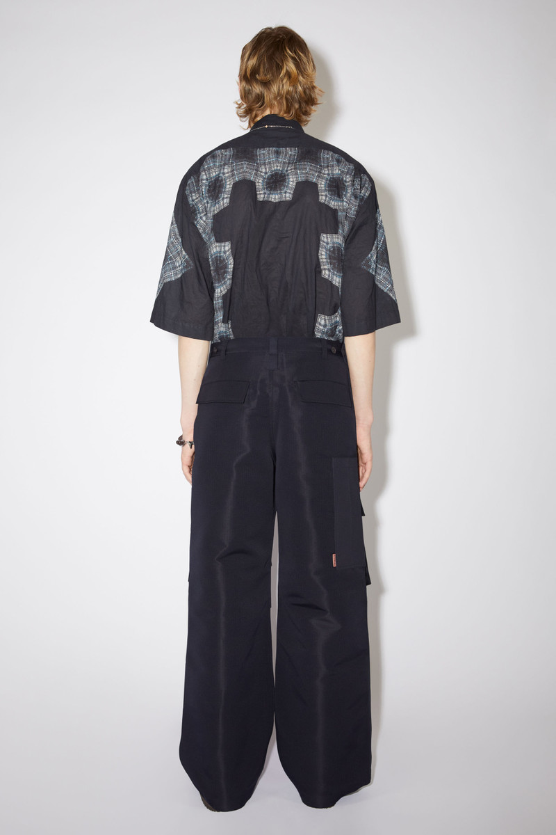 Ripstop cargo trousers - Dark Blue 3