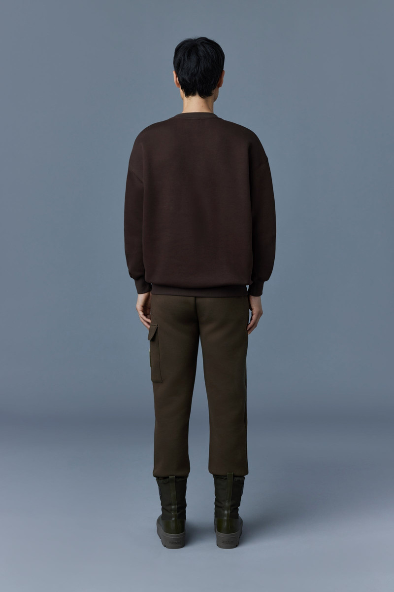 MAX double-face jersey monogram sweatshirt with wordmark 6