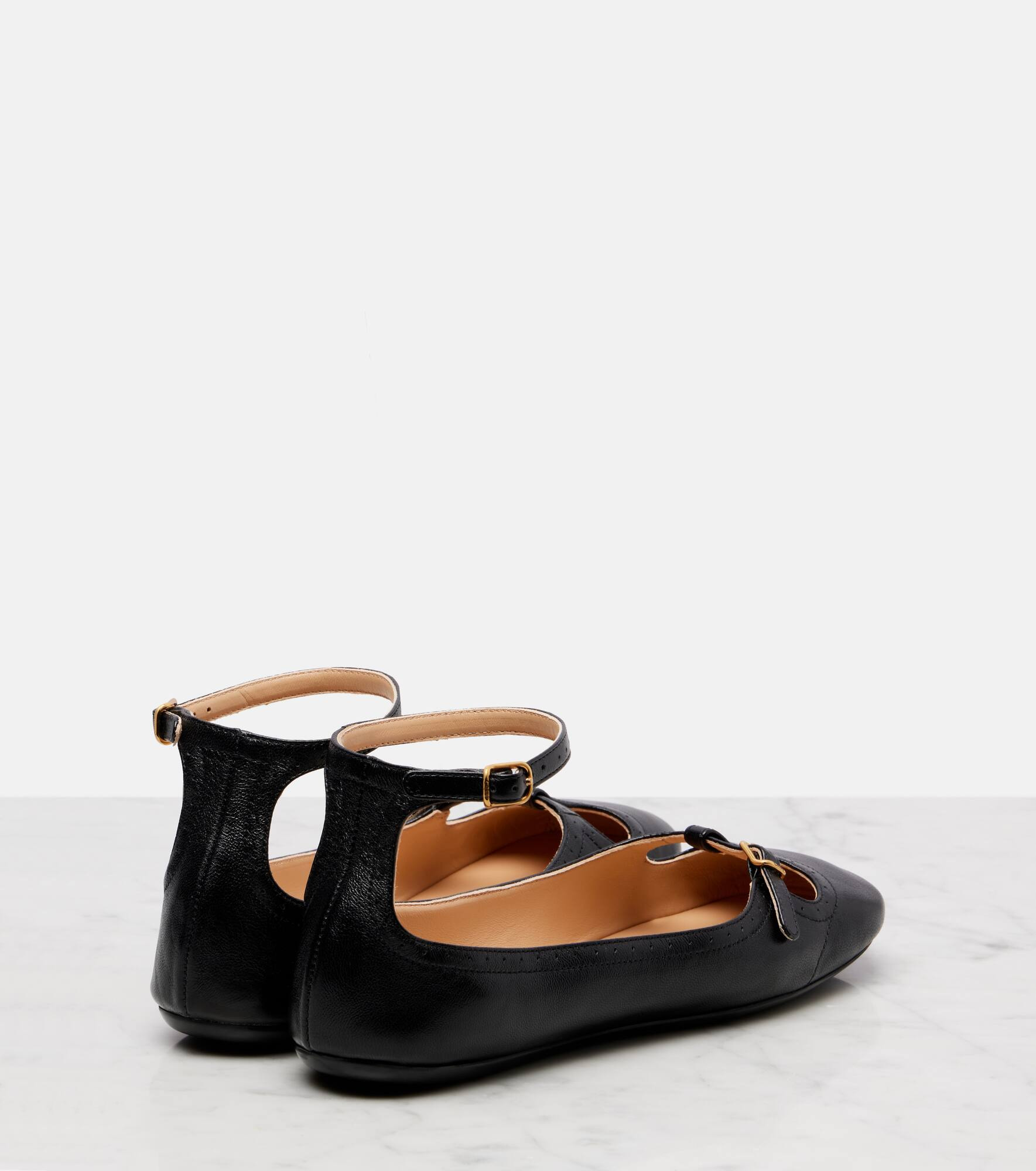 Leonore leather ballet flats - 2