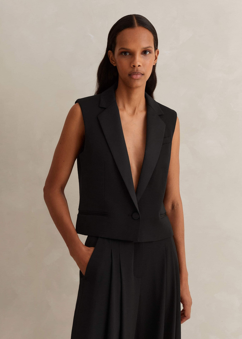 Sleeveless Tux Jacket 5