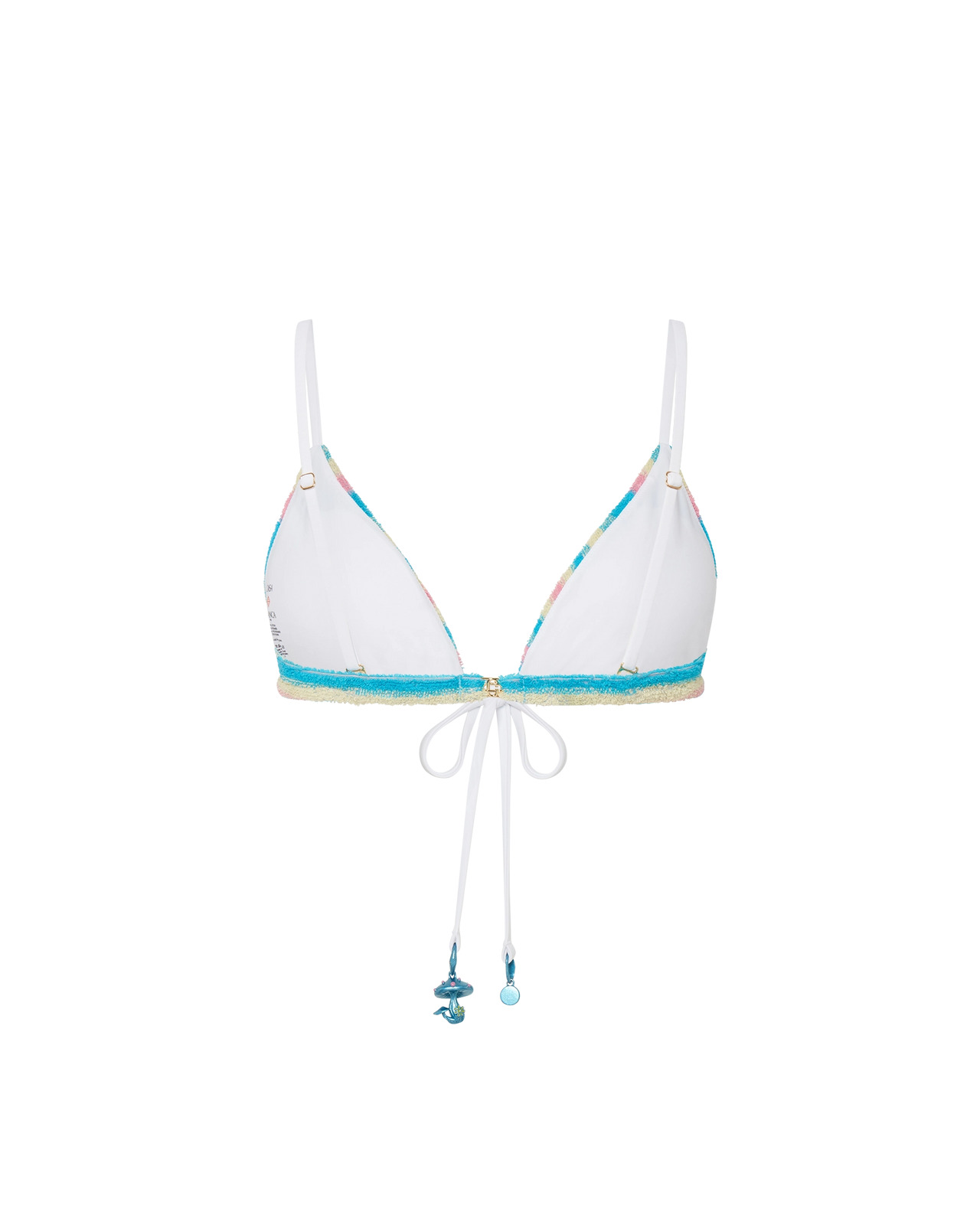 Stripe Towelling Bikini Top | Casablanca Paris - 2