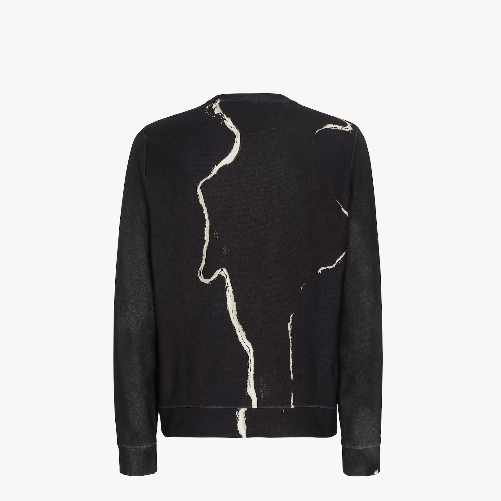 Black jersey sweatshirt - 2