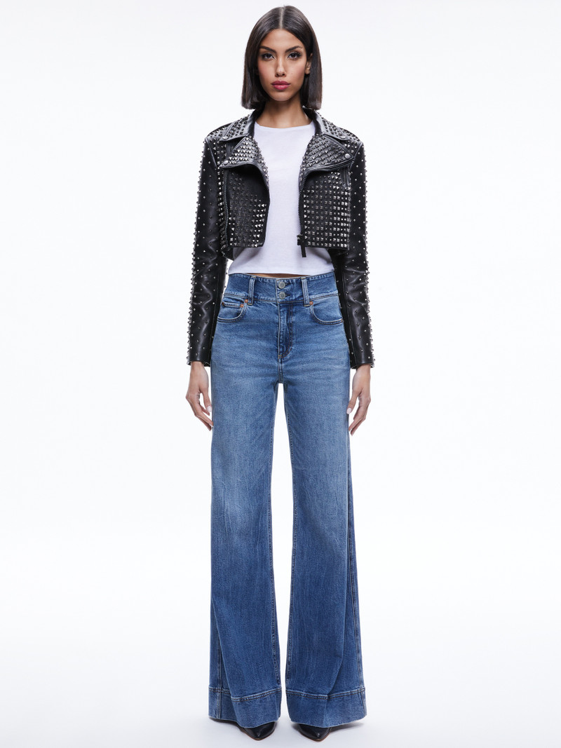 KRISHNA CROPPED MOTO LEATHER JACKET 6