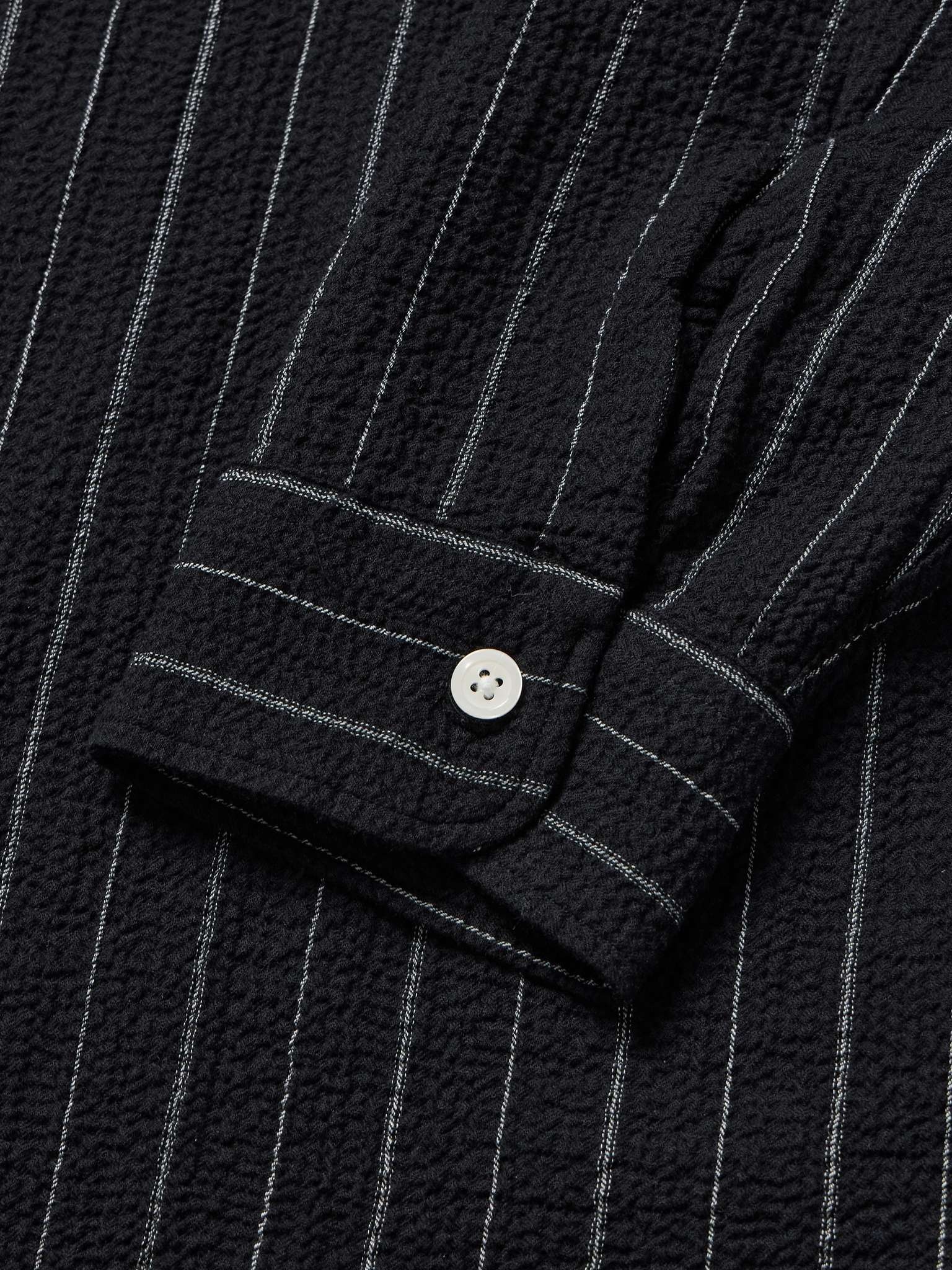 Vacation Striped Cotton-Blend Seersucker Shirt - 5