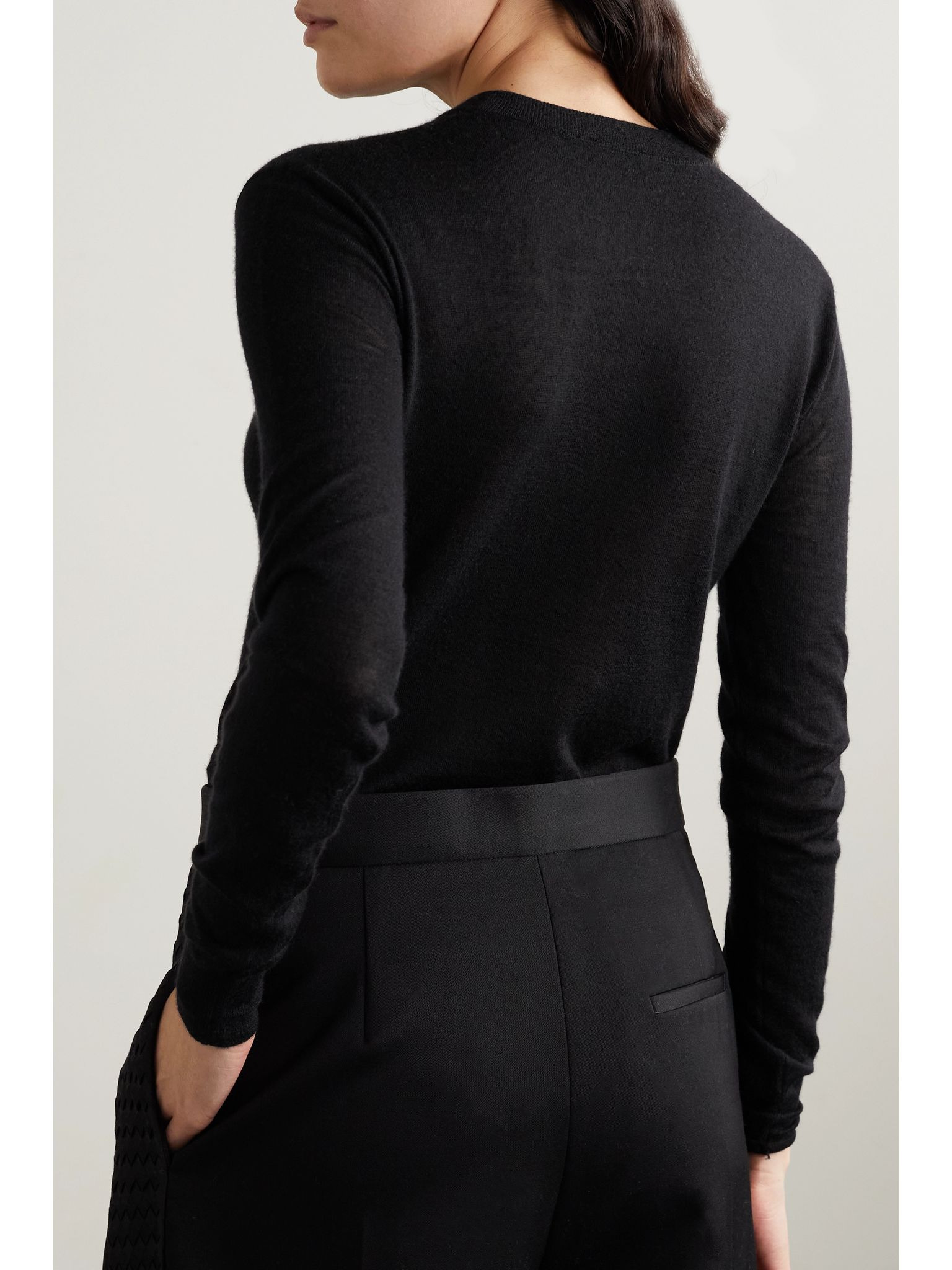Cashair cashmere sweater Black - 4