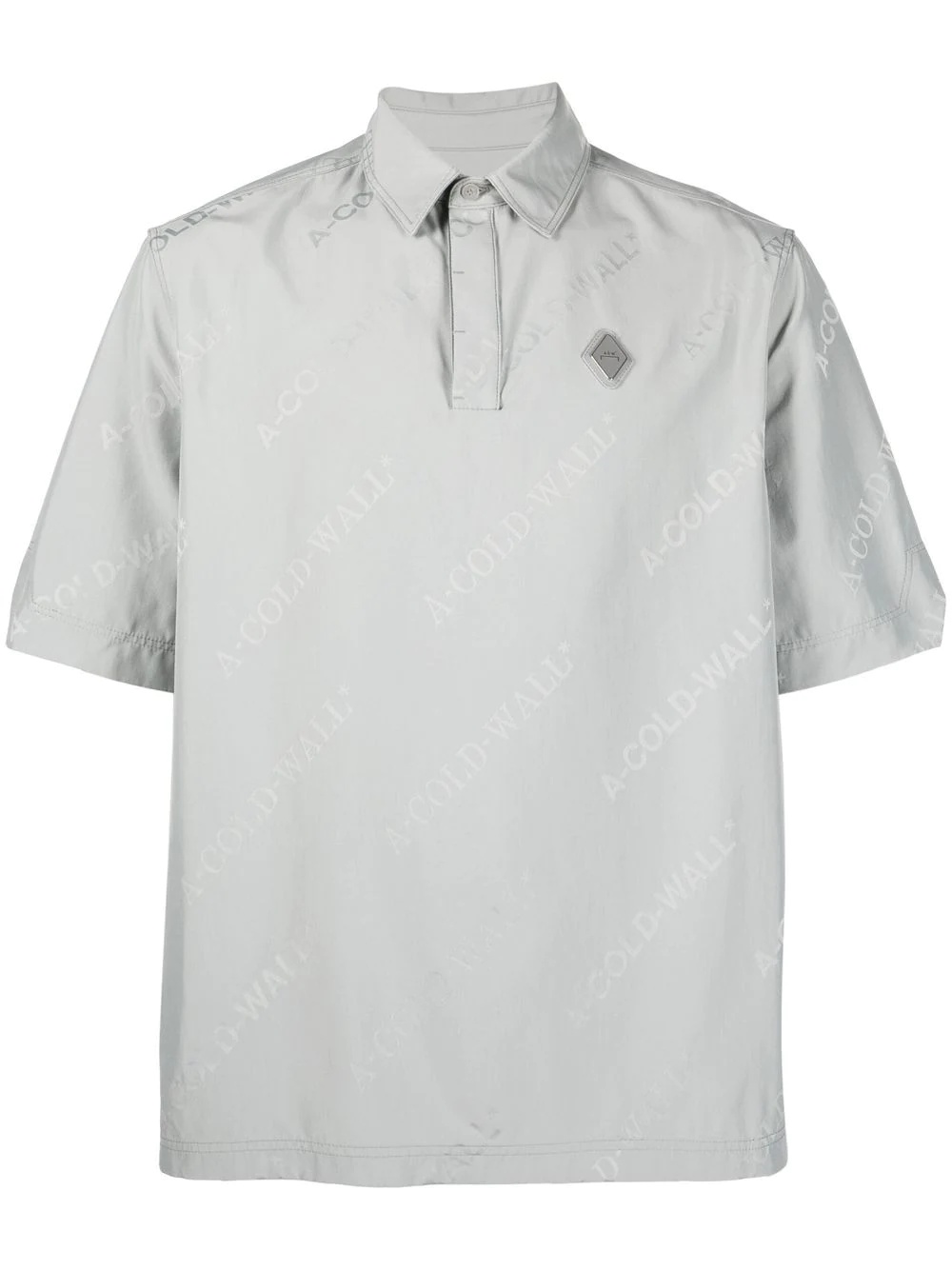 logo-print short-sleeve polo shirt - 1