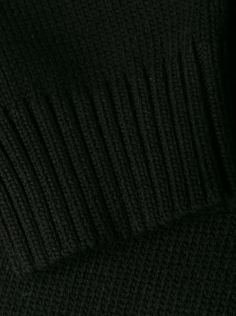 intarsia knit logo hoodie - 7