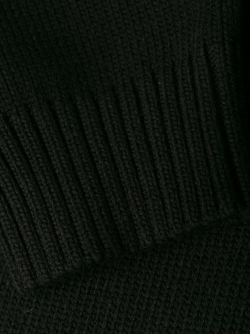 intarsia knit logo hoodie 7
