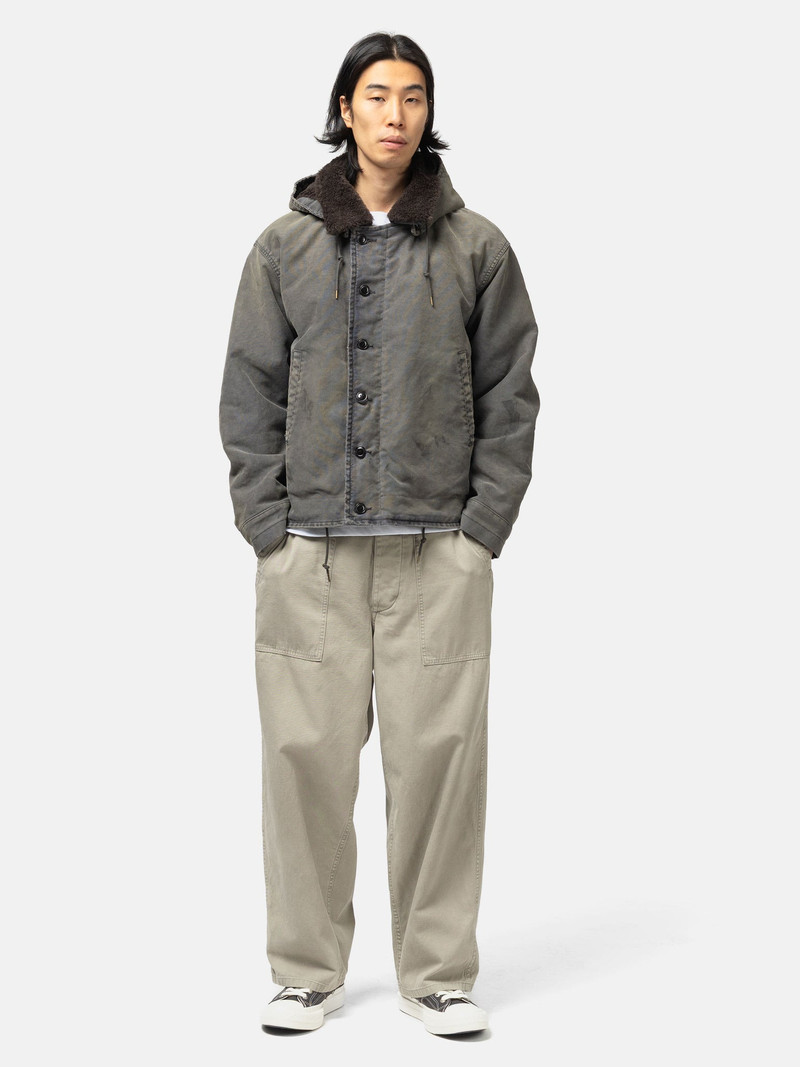 A.PRESSE Vintage Utility Pants Greige outlook