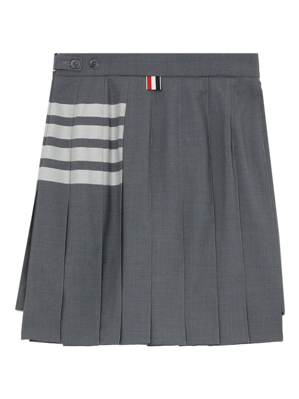 4-Bar pleated miniskirt - 6