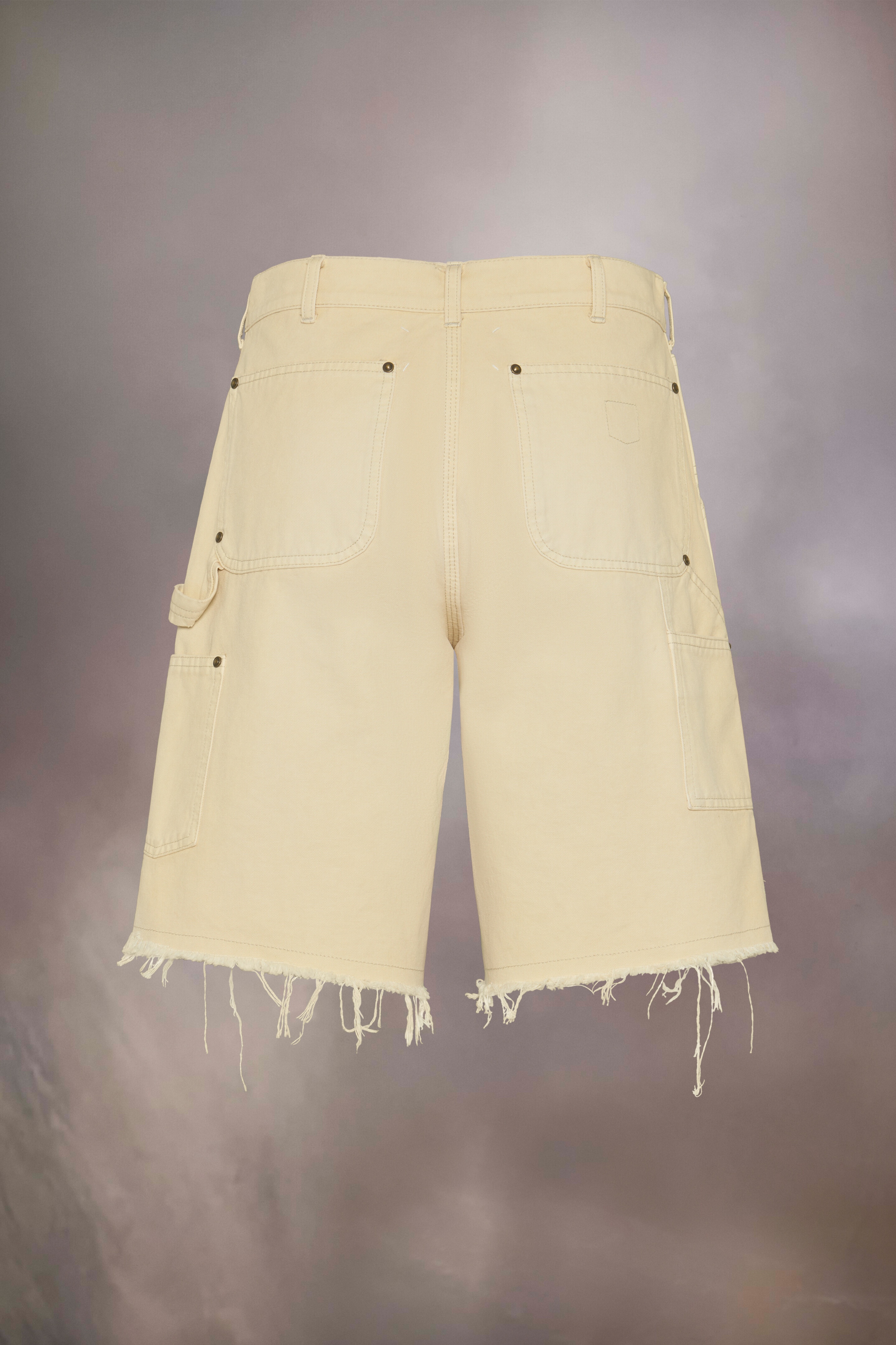 Stud denim shorts - 3