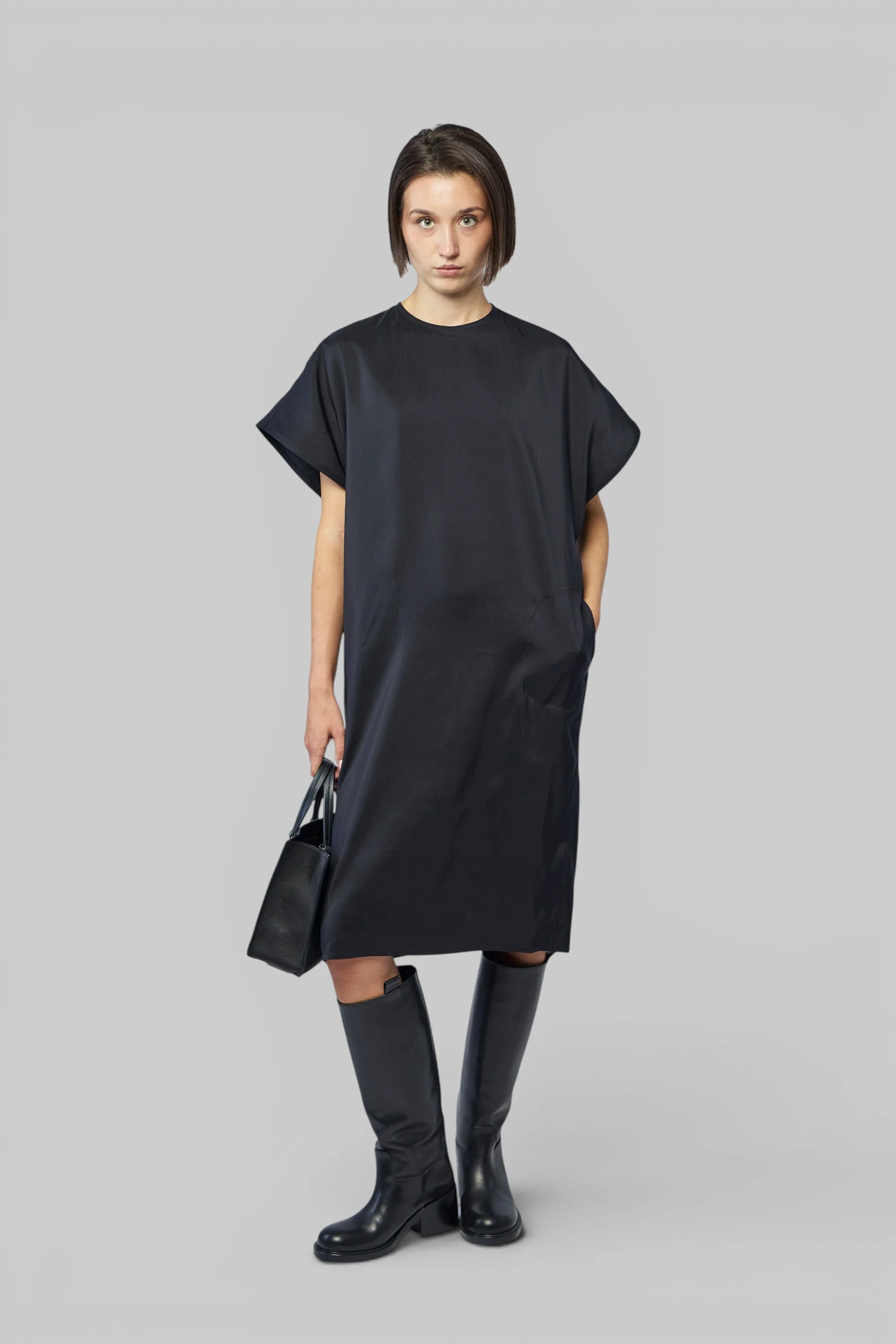 Long Sleeveless Top W Side Pocket - 1