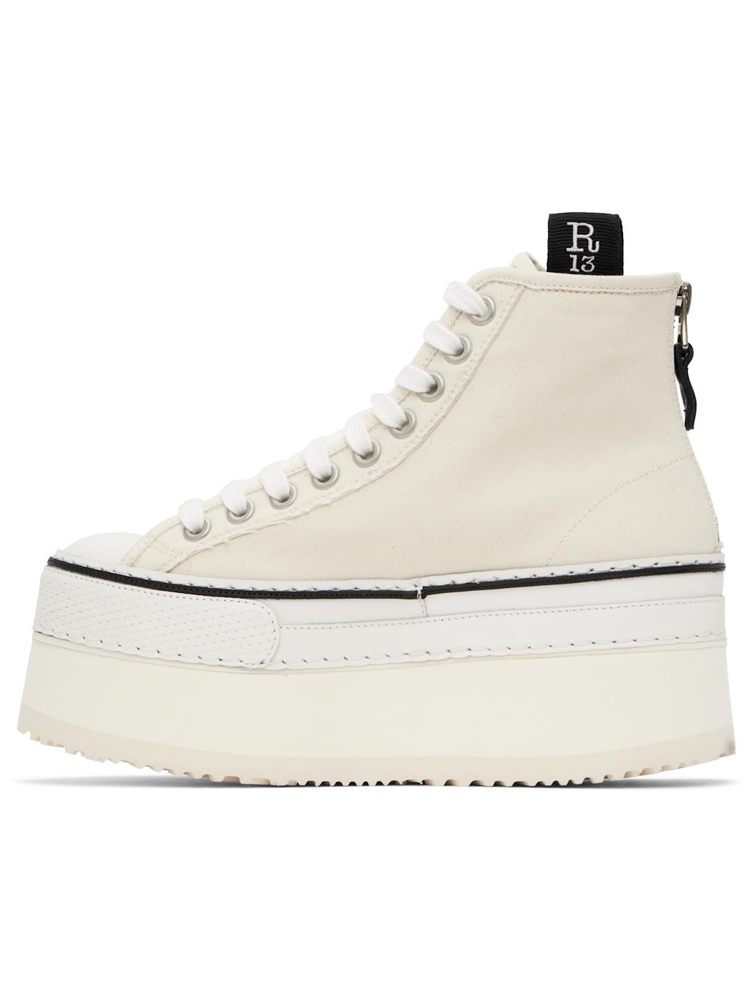 Off-White Courtney Platform High Top Sneakers - 3