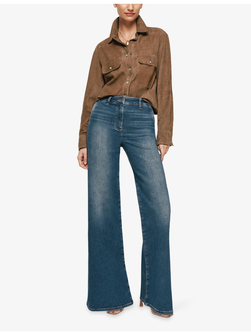 REISS Addie Wide-Leg Denim Jeans outlook