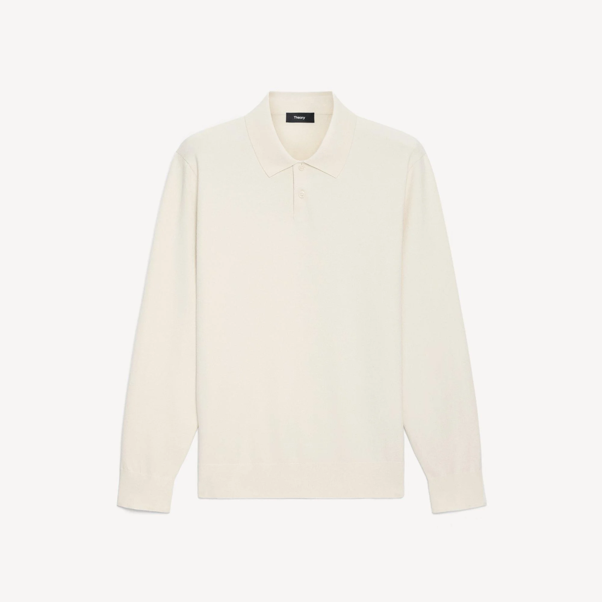 Goris Long-Sleeve Polo Shirt in Light Bilen - 1
