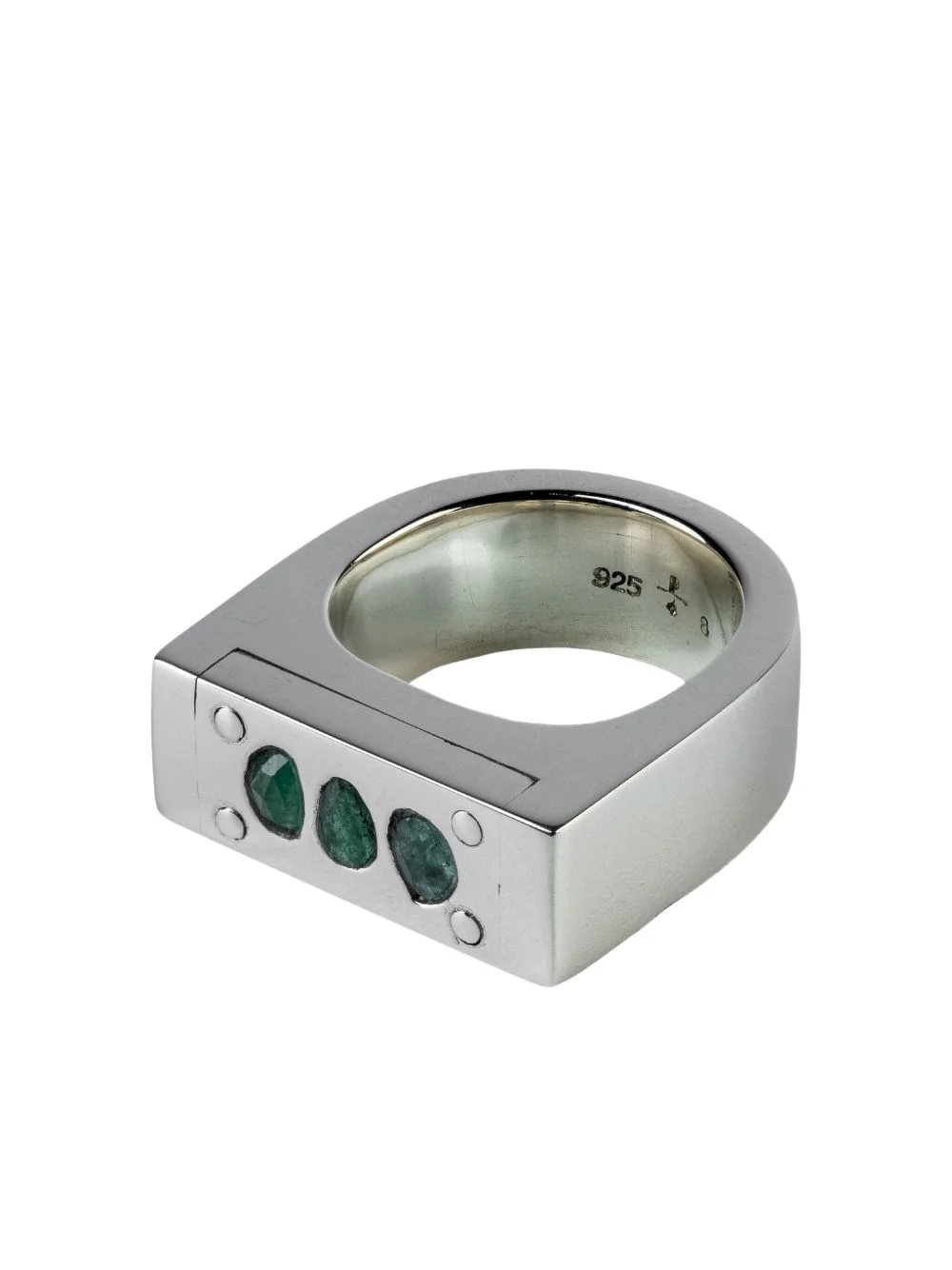 Plate emerald ring - 1