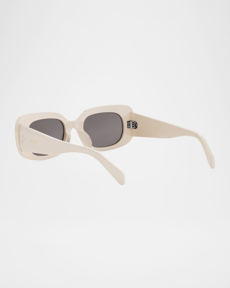 CELINE Bold 3 Dots Acetate Rectangle Sunglasses outlook