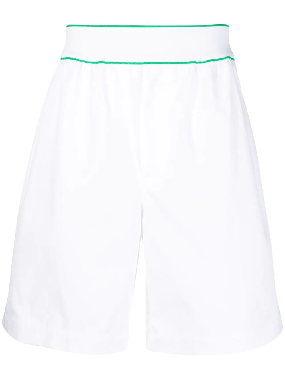 logo-waistband Bermuda shorts - 1
