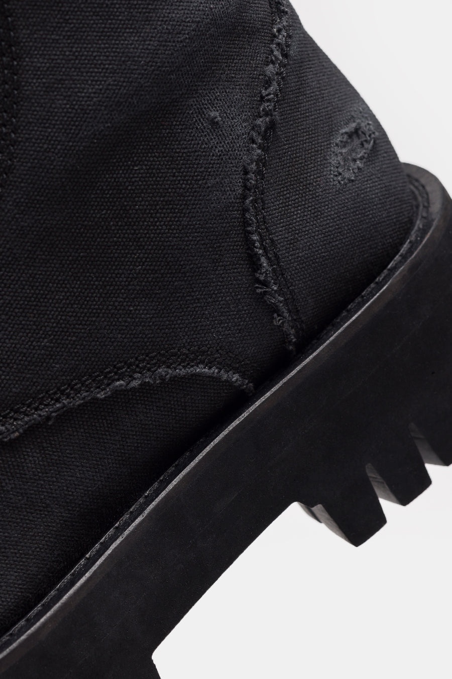 X Boot in Distressed Black - 5